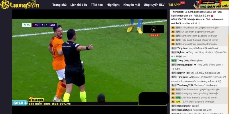 LuongSonTV - Lương Sơn TV : Xem Bóng Đá Trực Tuyến 4K, Miễn Phí, 0 Quảng Cáo Quá Dễ 18 Không gian giao lưu tại LuongSon TV - trực tiếp bóng đá miễn phí cực sôi nổi và thú vị